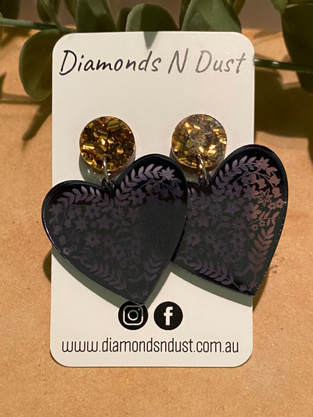 Love Sick Dangles (Etched Mirror)
