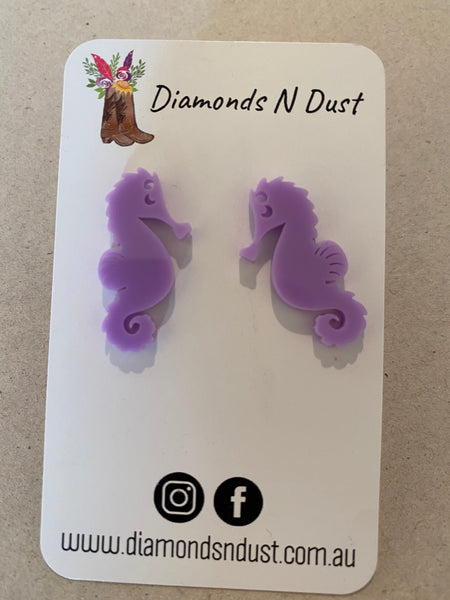 Seahorse Studs