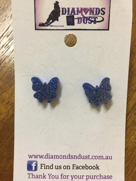 Butterfly Studs (6 colours)