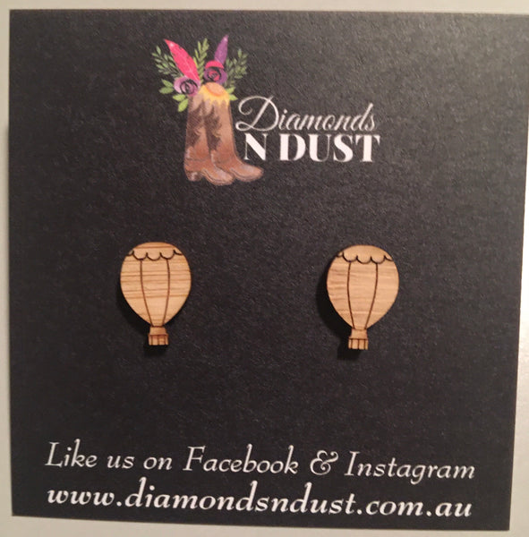 Bamboo Hot air Balloon studs