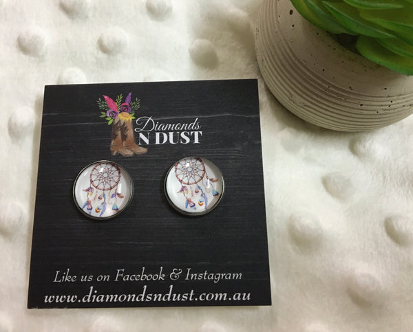 *NEW* 16mm ‘Dream Catcher Studs’ #1