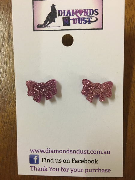 Bow Studs (13 colours)