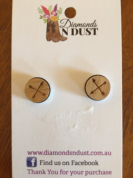 Bamboo Arrow Studs