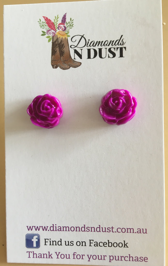 Clay Rose Earrings, Clip on Earrings With Roses, Polymer Clay Flower  Earrings, Non Pierced Earrings, Flower Jewelry - Etsy